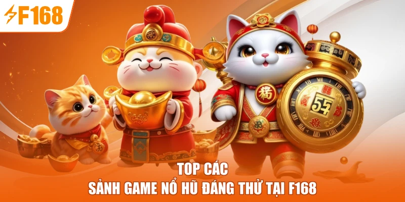 Top các sảnh game nổ hũ đáng thử tại F168